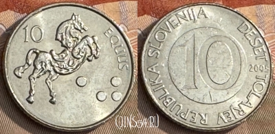 Словения 10 толаров 2005 года, KM# 41, s237t-092 ♛