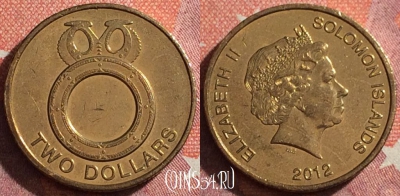 Соломоновы Острова 2 доллара 2012 г., KM# 239, 043h-013