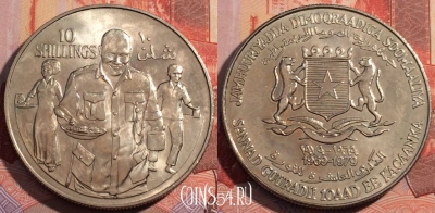 Сомали 10 шиллингов 1979 года, KM# 28, 116c-071