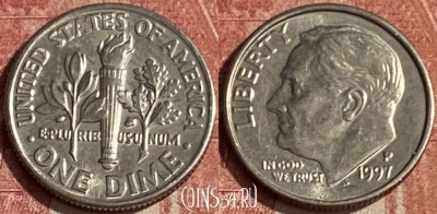 США 1 дайм 1997 P, KM# 195a, 160q-127