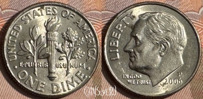 США 1 дайм 2006 P, KM# 195a, 140s-022 ♛