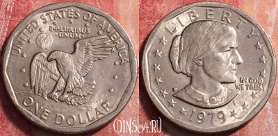 США 1 доллар 1979 года, KM# 207, 201j-119