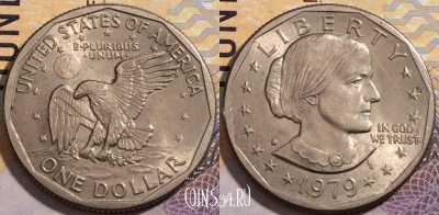 США 1 доллар 1979 года, KM# 207, 204-110