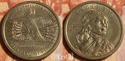 США 1 доллар 2010 года, KM# 474, 466q-212