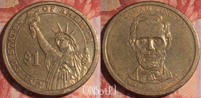 США 1 доллар 2010 года, Abraham Lincoln, 155a-060