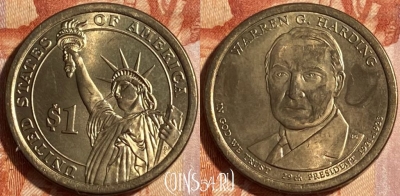 США 1 доллар 2014 года, KM# 571, 466q-189