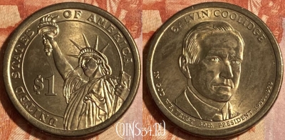 США 1 доллар 2014 года, KM# 572, 466q-190