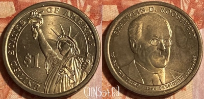 США 1 доллар 2014 года, KM# 574, 466q-192