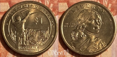 США 1 доллар 2015 года, KM# 603, 466q-215