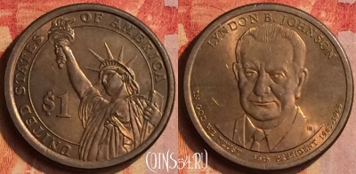 США 1 доллар 2015 года P, KM# 609, 202o-136