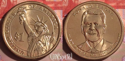 США 1 доллар 2016 года, KM# 621, 059j-029