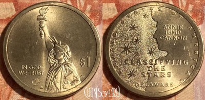 США 1 доллар 2019 года, 466q-222