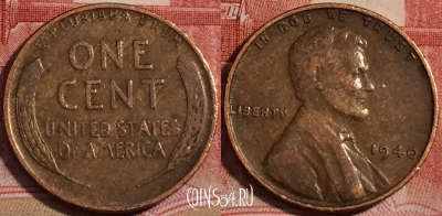 США 1 цент 1940 года, KM# 132, 222-138