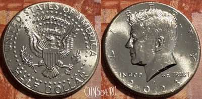 США 50 центов 2023 D, Half Dollar, KM# A202b, 502s-071