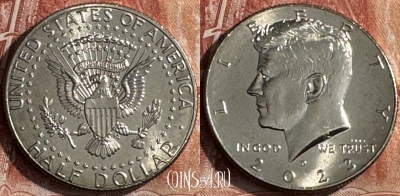 США 50 центов 2023 D, Half Dollar, KM# A202b, UNC, s506s-068