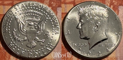 США 50 центов 2024 D, Half Dollar, KM# A202b, 502s-073
