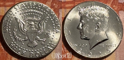 США 50 центов 2025 D, Half Dollar, KM# A202b, 502s-069