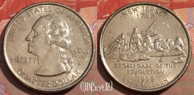 США 25 центов 1999 года, KM# 295, 110a-005