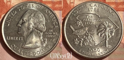 США 25 центов 2000 P, KM# 307, 466q-237