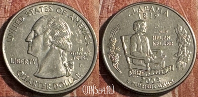 США 25 центов 2003 P, KM# 344, 126s-065