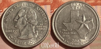 США 25 центов 2004 P, KM# 357, 466q-258