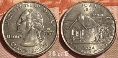 США 25 центов 2004 P, KM# 358, 466q-257