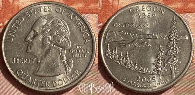 США 25 центов 2005 P, KM# 372, 466q-262