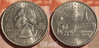 США 25 центов 2006 P, KM# 383, 466q-269