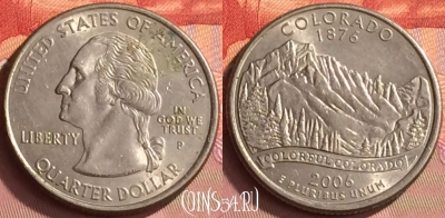 США 25 центов 2006 года P, KM# 384, 228o-039