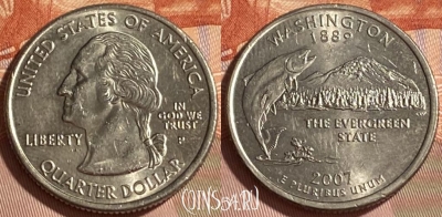 США 25 центов 2007 P, KM# 397, 466q-272
