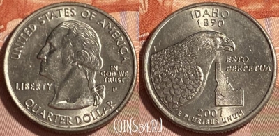 США 25 центов 2007 P, KM# 398, 466q-271