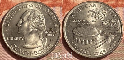 США 25 центов 2009 P, KM# 448, 466q-281 ♛