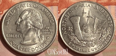 США 25 центов 2009 P, KM# 466, 466q-285 ♛