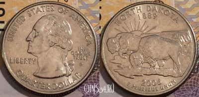 США 25 центов (квотер) 2006 года P, KM# 385, a150-055