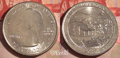 США 25 центов (квотер) 2014 года P, KM# 566, UNC, 266-042