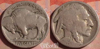 США 5 центов 1920 года, KM# 134, 048i-183