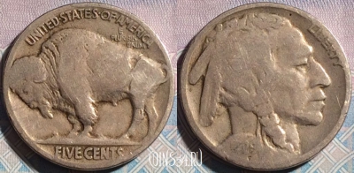 США 5 центов 1925 года, buffalo, KM# 134, a068-122