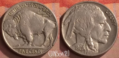 США 5 центов 1928 года, KM# 134, 269o-075
