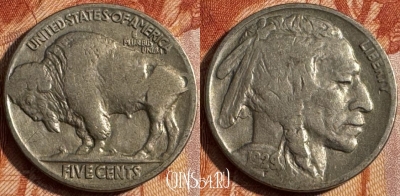 США 5 центов 1929 года, KM# 134, 148s-005 ♛
