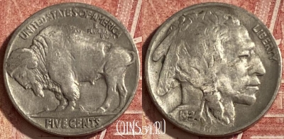 США 5 центов 1934 года, KM# 134, 070q-079 ♛