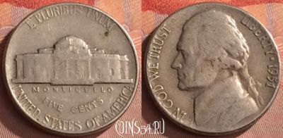 США 5 центов 1951 года, KM# A192, 275o-003