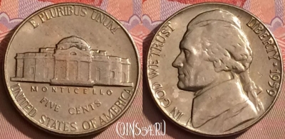 США 5 центов 1959 года, KM# A192, 090l-079