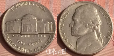США 5 центов 1974 года, KM# A192, 309o-130