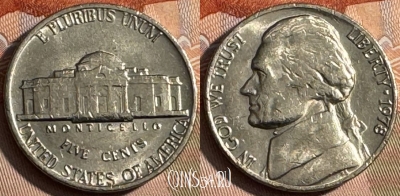 США 5 центов 1978 года, KM# A192, 245s-038