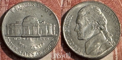 США 5 центов 1994 D, KM# A192, 121s-055