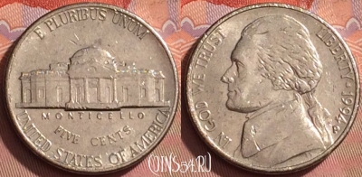 США 5 центов 1994 года P, KM# A192, 203l-039