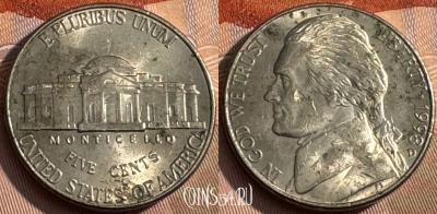 США 5 центов 1998 D, KM# A192, 173s-056