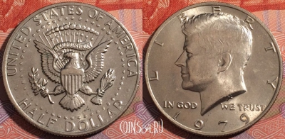 США 50 центов 1979 года, KM# 202b, a096-084