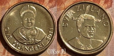 Свазиленд 1 лилангени 2011 года, KM# 60, s502s-102