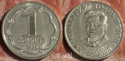 Таджикистан 1 сомони 2023 года, UNC, 506s-133